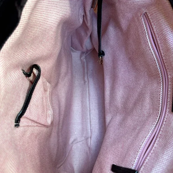 Dooney & Bourne Black Patent Sara Bag Large Size & Wallet - Picture 4 of 5